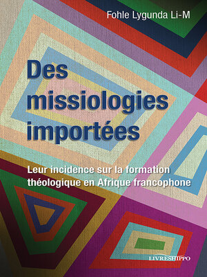cover image of Des missiologies importées